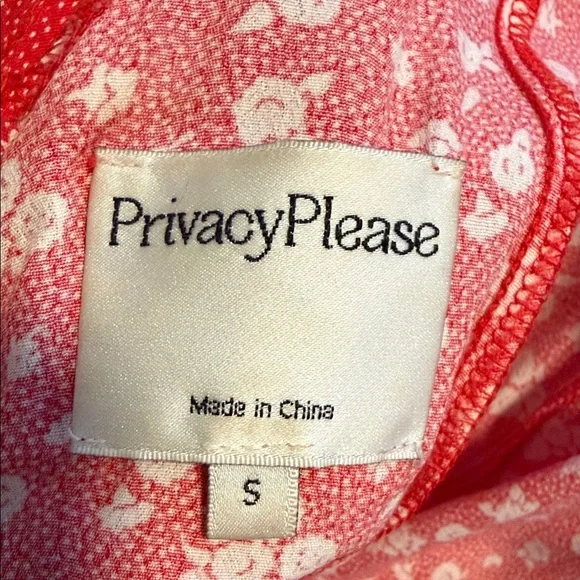 Privacy Please Red Floral Dress - Picture 4 of 6